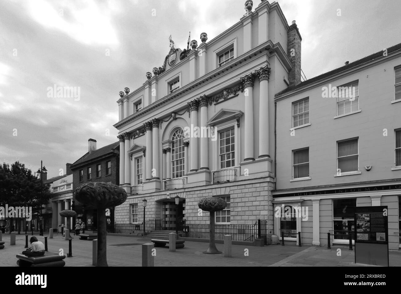 The Mansion House in Doncaster town, South Yorkshire, England, UK Stock Photo