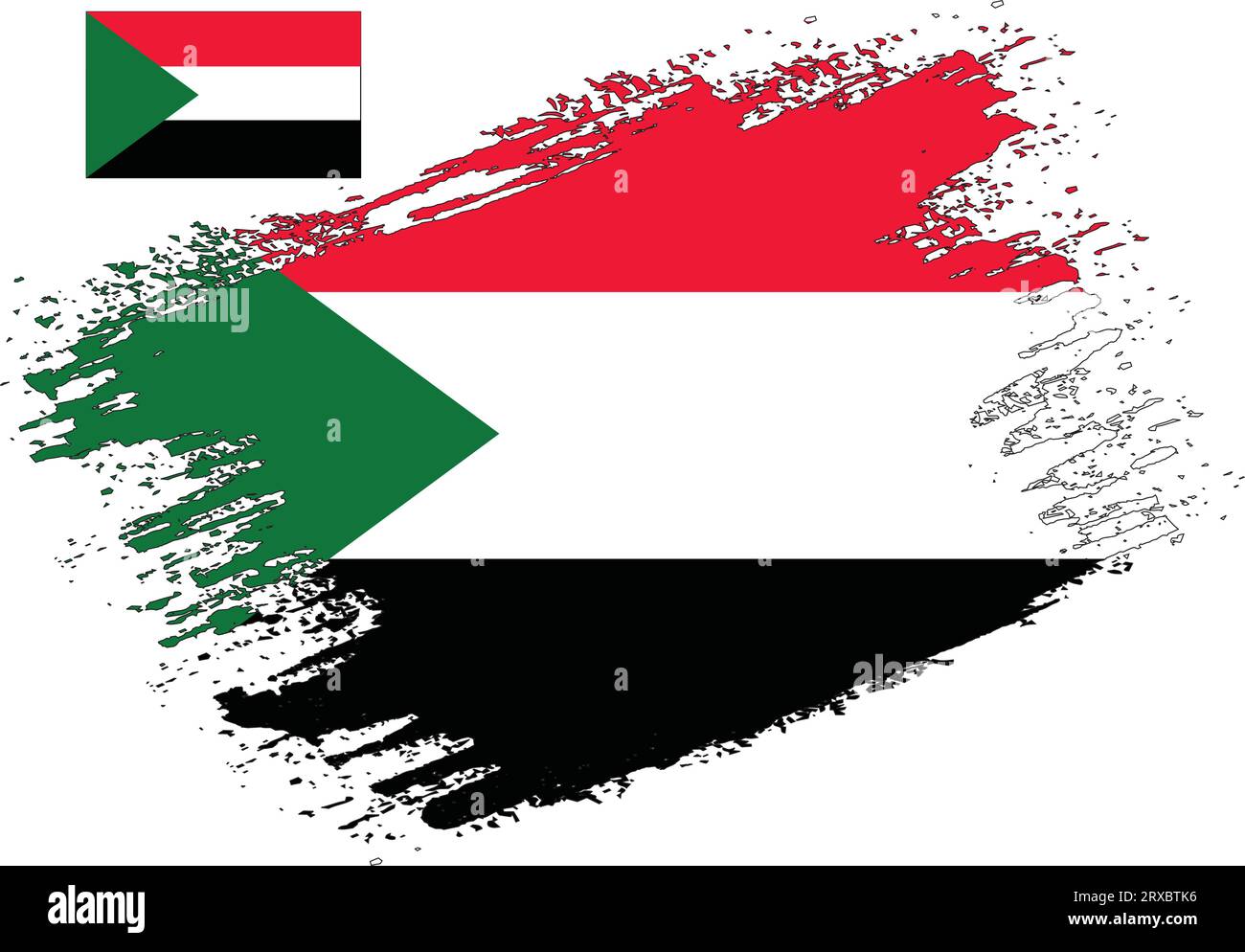 Sudan flag hi-res stock photography and images - Alamy