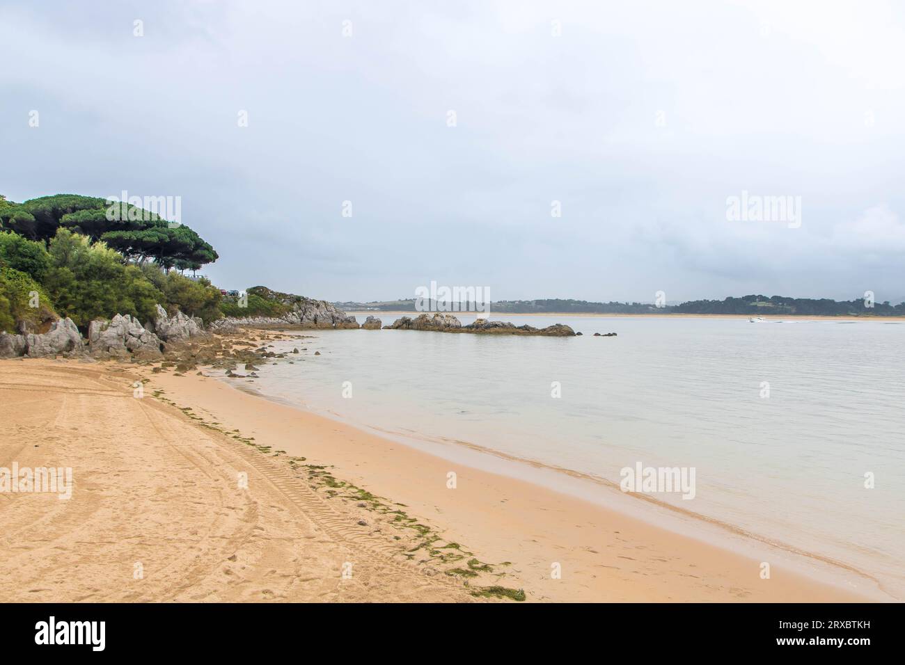 The Bikini Beach or Baia de los bikinis, in Santander, Cantabria, Spain