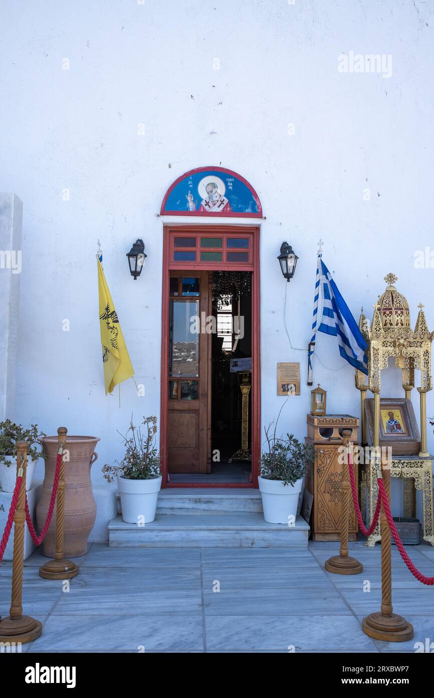 Mykonos Town Greece Stock Photo - Alamy