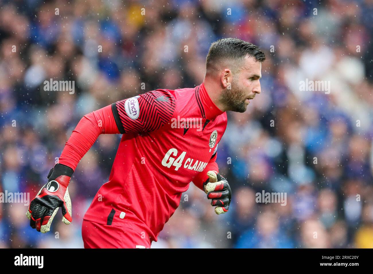 Glasgow, UK. 24th Sep, 2023. Rangers played Motherwell at Ibrox stadium
