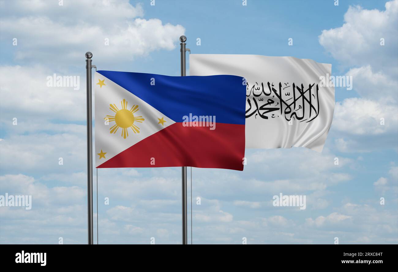 Philippines flag afghanistan waving hi-res stock photography and images ...