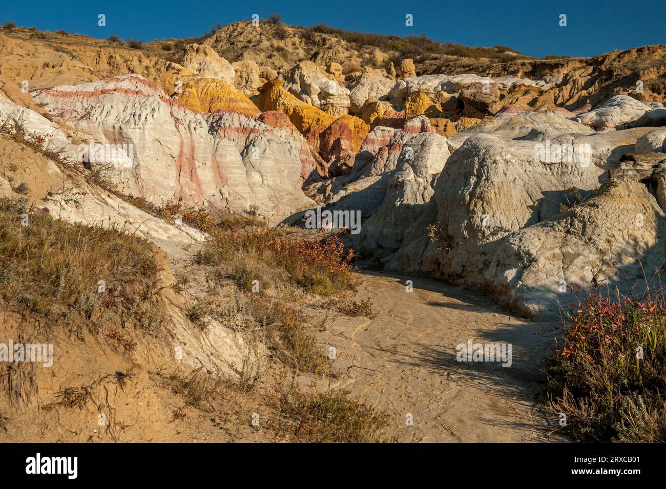 Calahn Colorado Rocks A portion of The Paint Mines park near Calhan, Colorado Stock Photo - Alamy