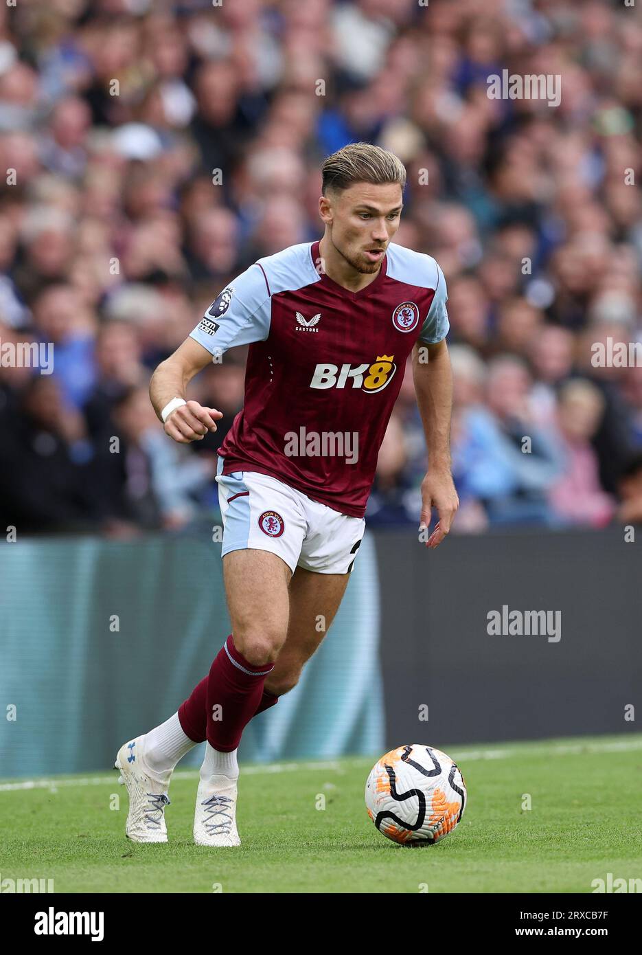 London, UK. 24th Sep, 2023. Matty Cash of Aston Villa during