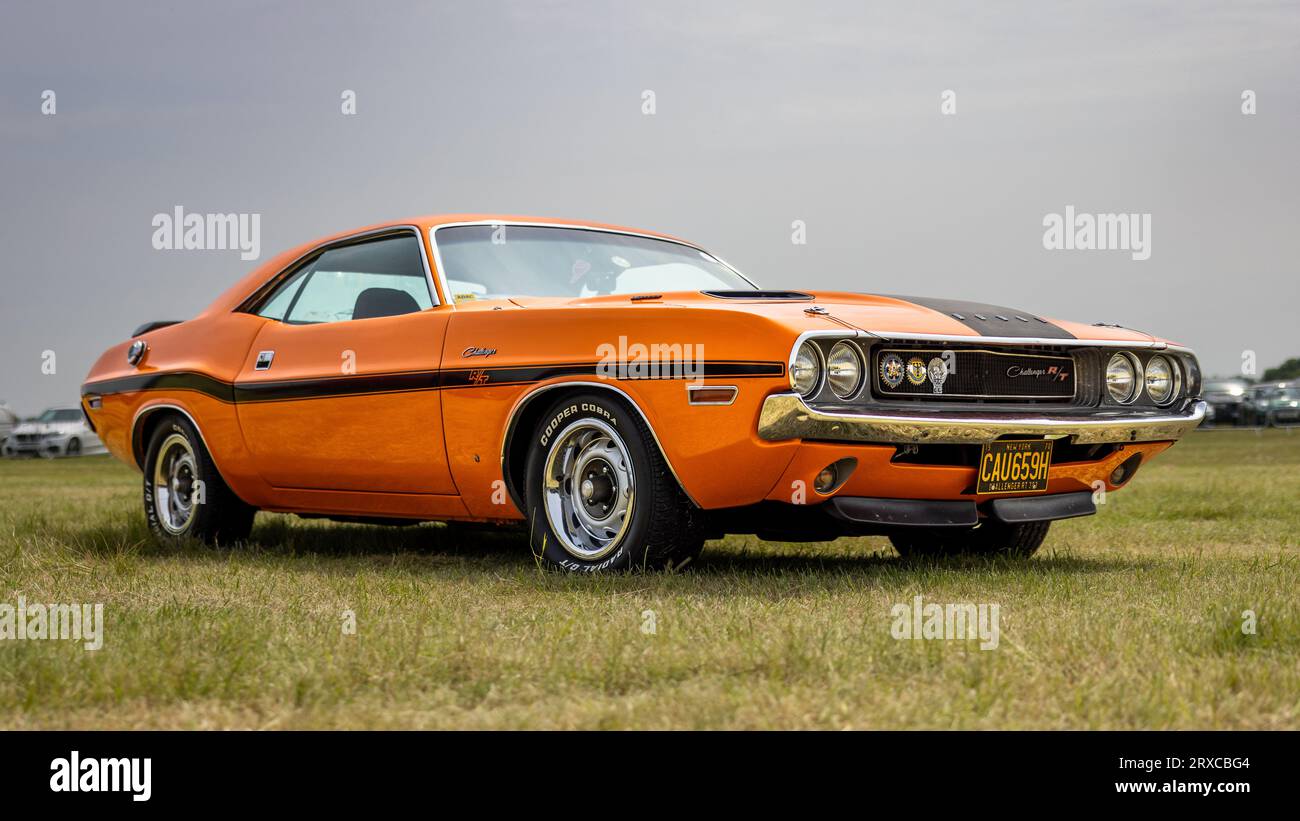 1970 Dodge Challenger R/T, on display at the Bicester Flywheel held at the Bicester Heritage
