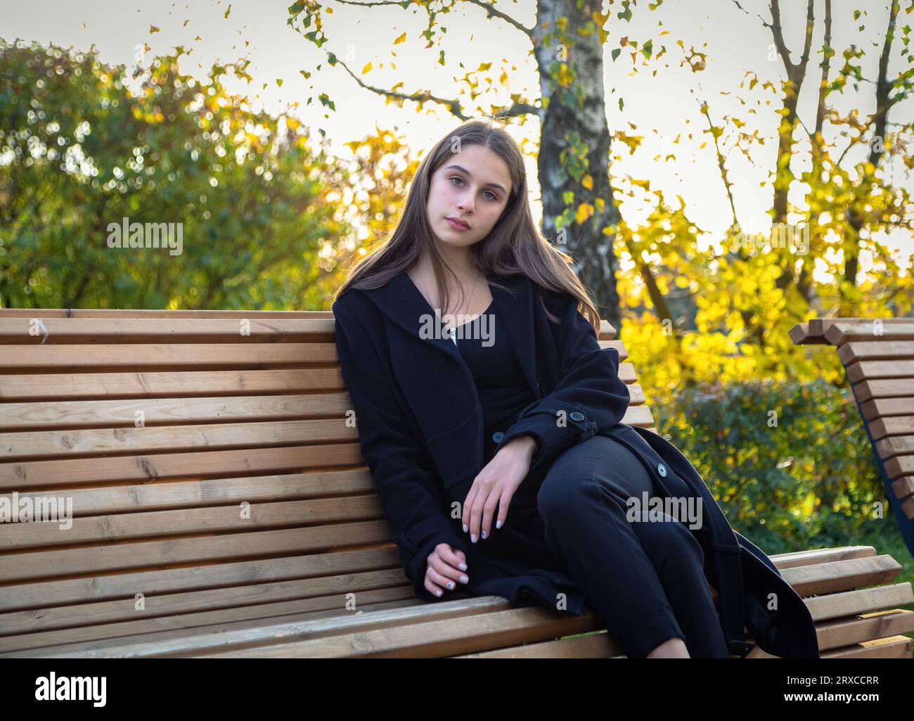 Beautiful girl posing on hi-res stock photography and images - Alamy