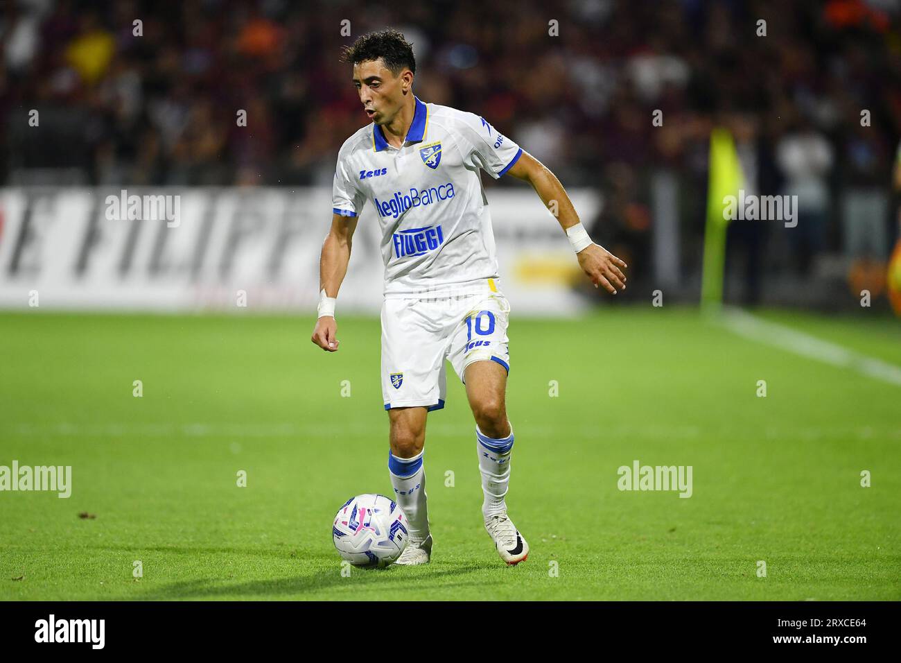Giuseppe Caso of Frosinone Calcio in action during the Serie A TIM