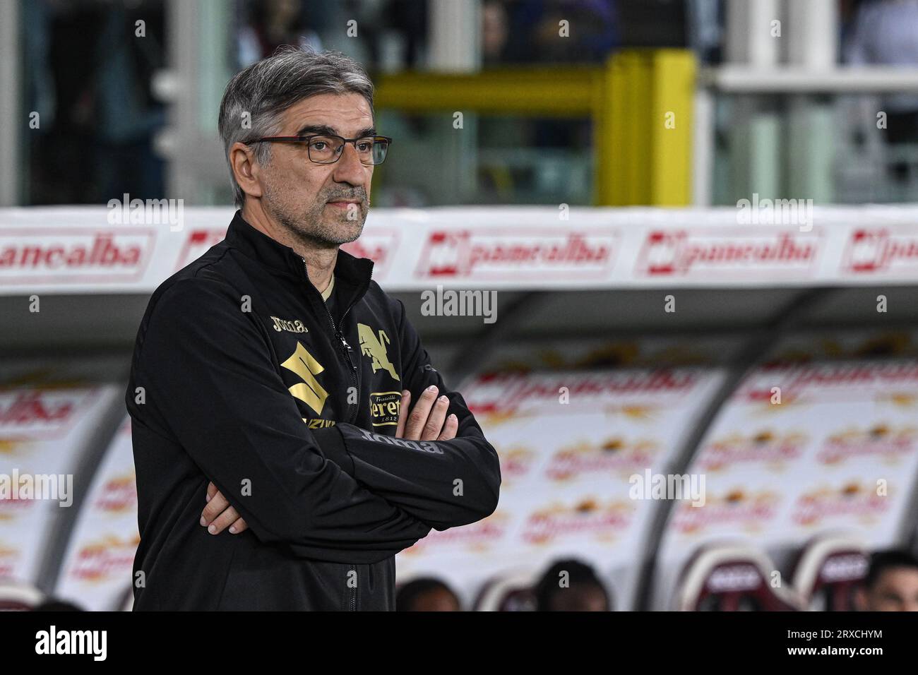 Torino, Italy. 24th Sep, 2023. September 24, 2023, Torino, Piemonte, Italy:  Olimpic Stadium Grande Torino, 24.09.23 Head Coach Torino FC Ivan Juric  during the Serie A match Torino FC v AS Roma