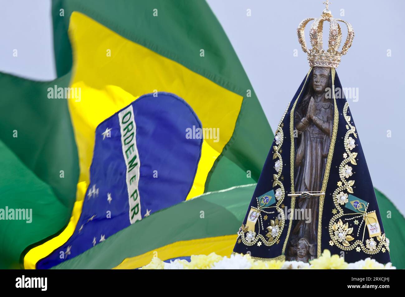 Statue of the image of Our Lady of Aparecida Nossa Senhora Aparecida