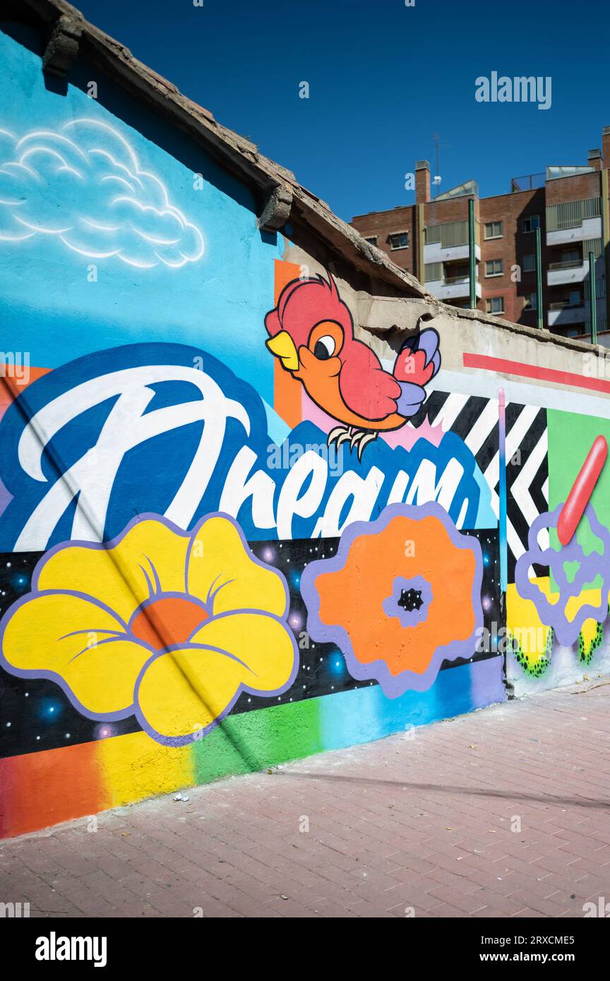 Spanish artist Miguel Hcuar at Asalto International Urban Art Festival