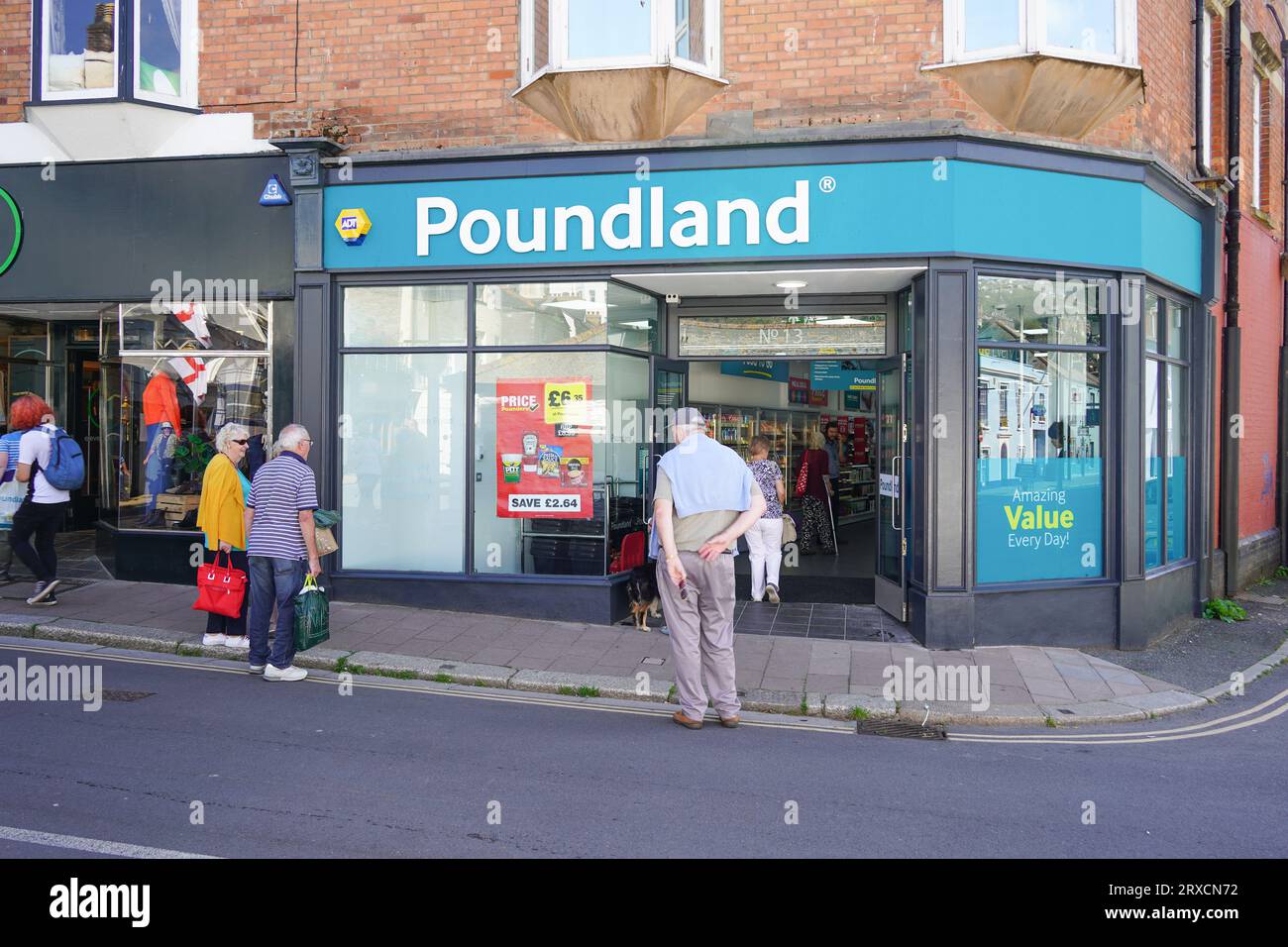Dartmouth, UK - 14 September 2023: Poundland store in Dartmouth Stock Photo