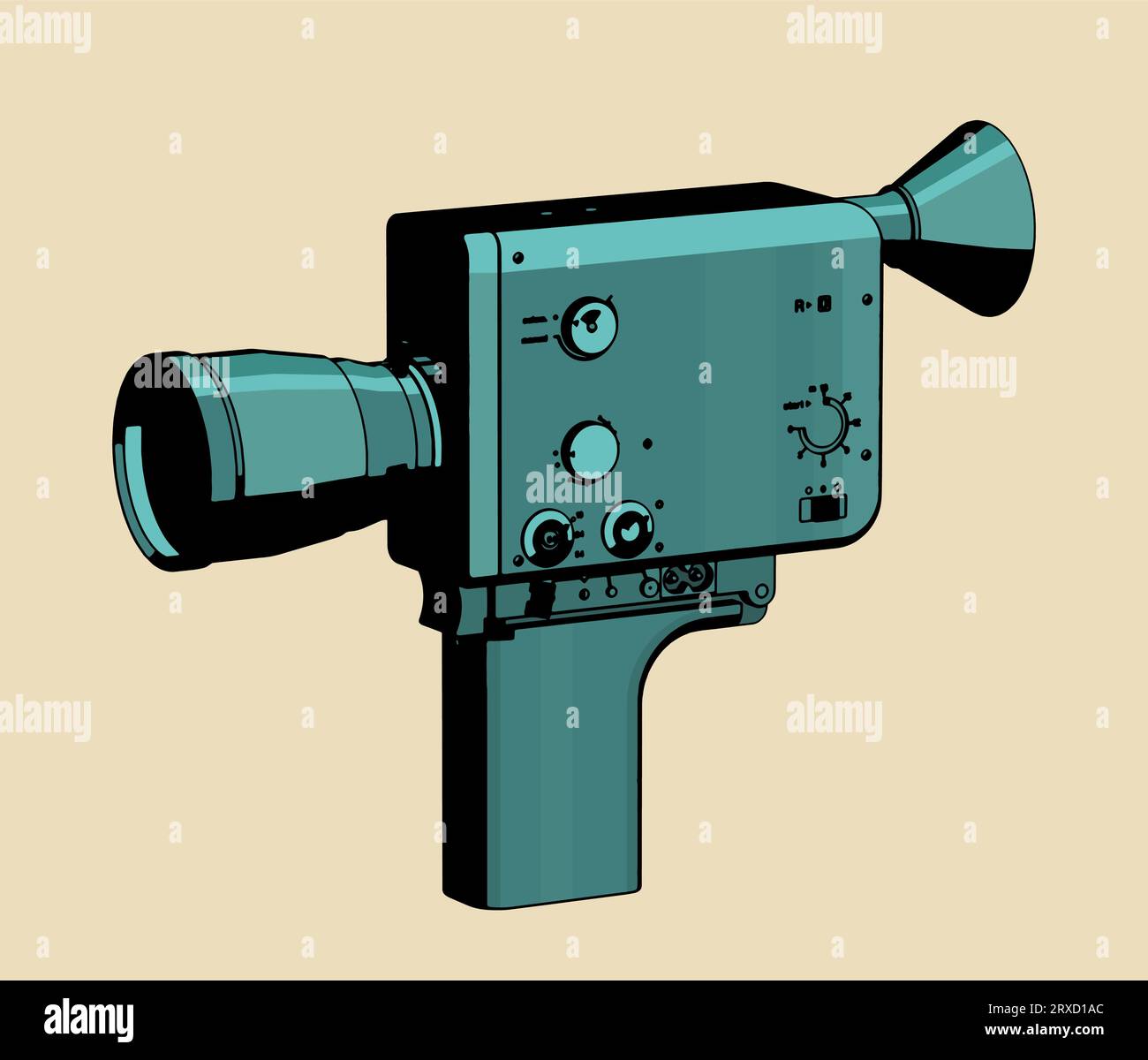 Super 8mm camera Stock Vector Images Alamy