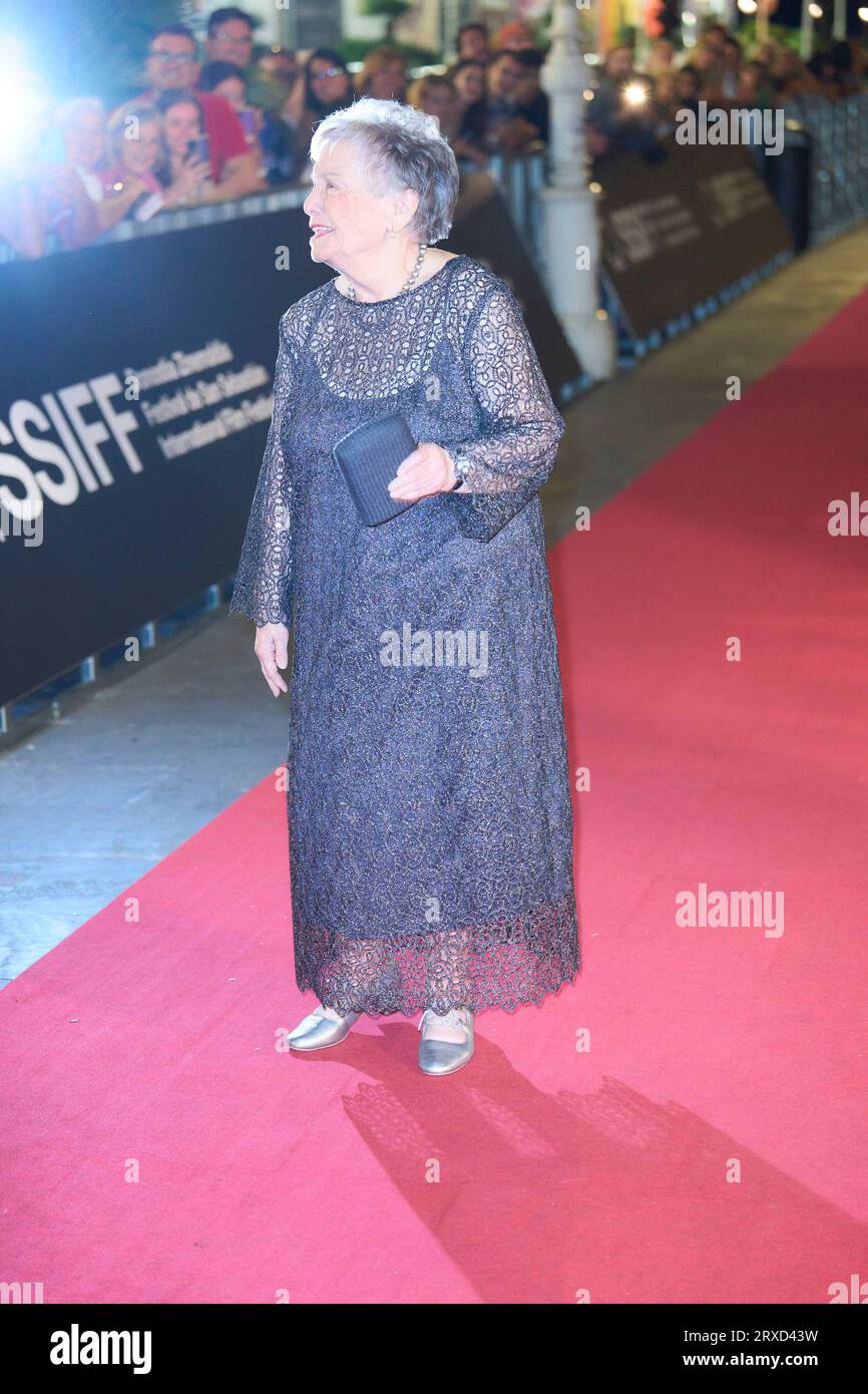 Donostia / San Sebastian. Spain. 20230924,  Maria Galiana attended 'Cuentame como Paso, Gala' Red Carpet during 71st San Sebastian International Film Festival at Victoria Eugenia Theatre on September 24, 2023 in Donostia / San Sebastian, Spain Stock Photo