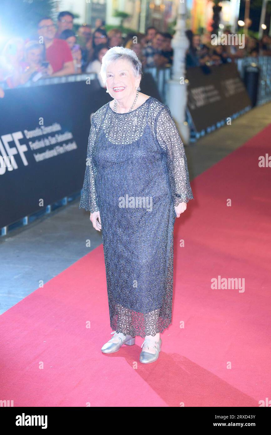 Donostia / San Sebastian. Spain. 20230924,  Maria Galiana attended 'Cuentame como Paso, Gala' Red Carpet during 71st San Sebastian International Film Festival at Victoria Eugenia Theatre on September 24, 2023 in Donostia / San Sebastian, Spain Stock Photo
