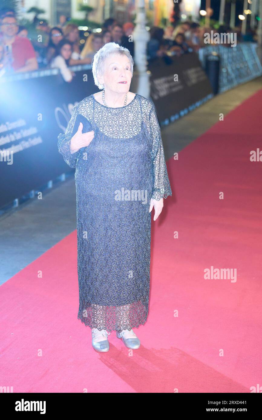 Donostia / San Sebastian. Spain. 20230924,  Maria Galiana attended 'Cuentame como Paso, Gala' Red Carpet during 71st San Sebastian International Film Festival at Victoria Eugenia Theatre on September 24, 2023 in Donostia / San Sebastian, Spain Stock Photo
