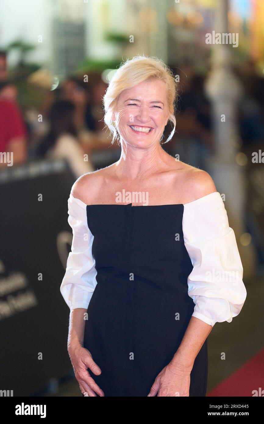Donostia / San Sebastian. Spain. 20230924,  Ana Duato attended 'Cuentame como Paso, Gala' Red Carpet during 71st San Sebastian International Film Festival at Victoria Eugenia Theatre on September 24, 2023 in Donostia / San Sebastian, Spain Stock Photo
