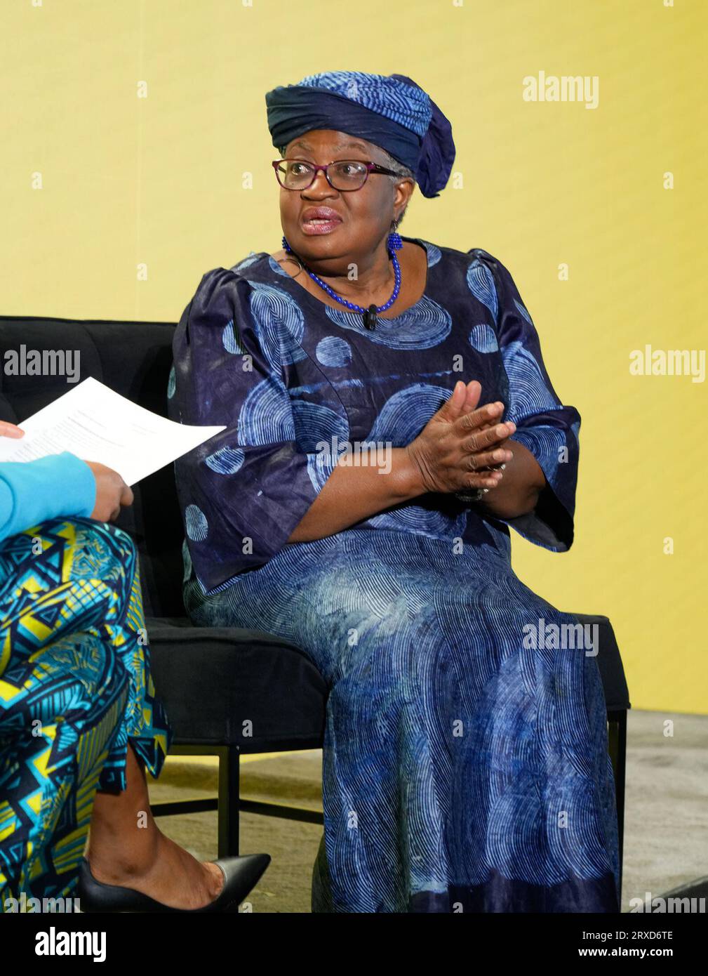 New York, New York, USA. , . Ngozi Okonjo-Iweala during the 2023