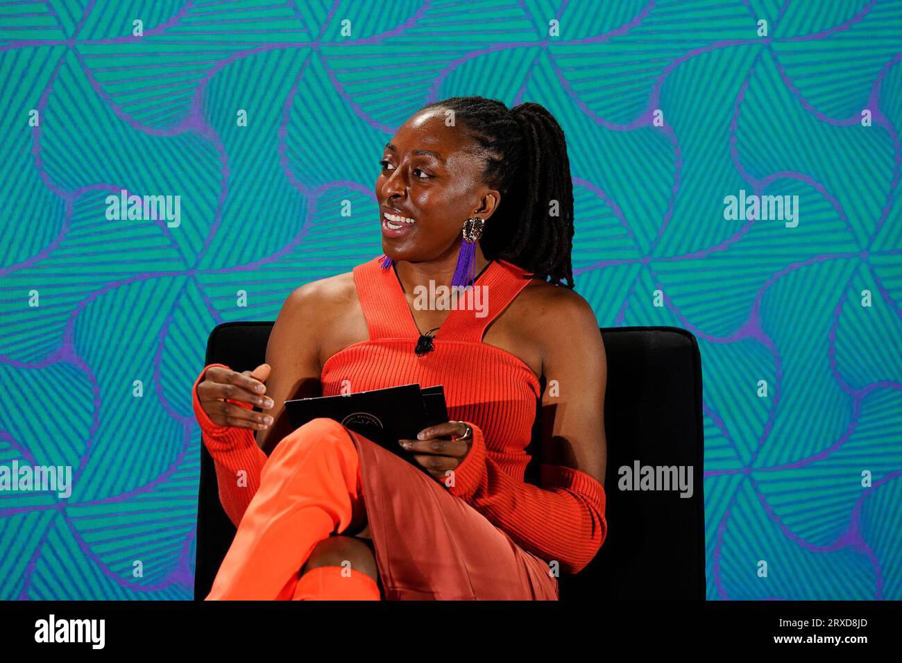 New York, New York, USA. , . Nneka Ogwumike during the 2023 UNSTOPPABLE AFRICA Conference Presented By Global African Business Initiative, held at the Westin Grand Central in New York City, September 21-22 2023. Credit: Jennifer Graylock/Alamy Live News Stock Photo
