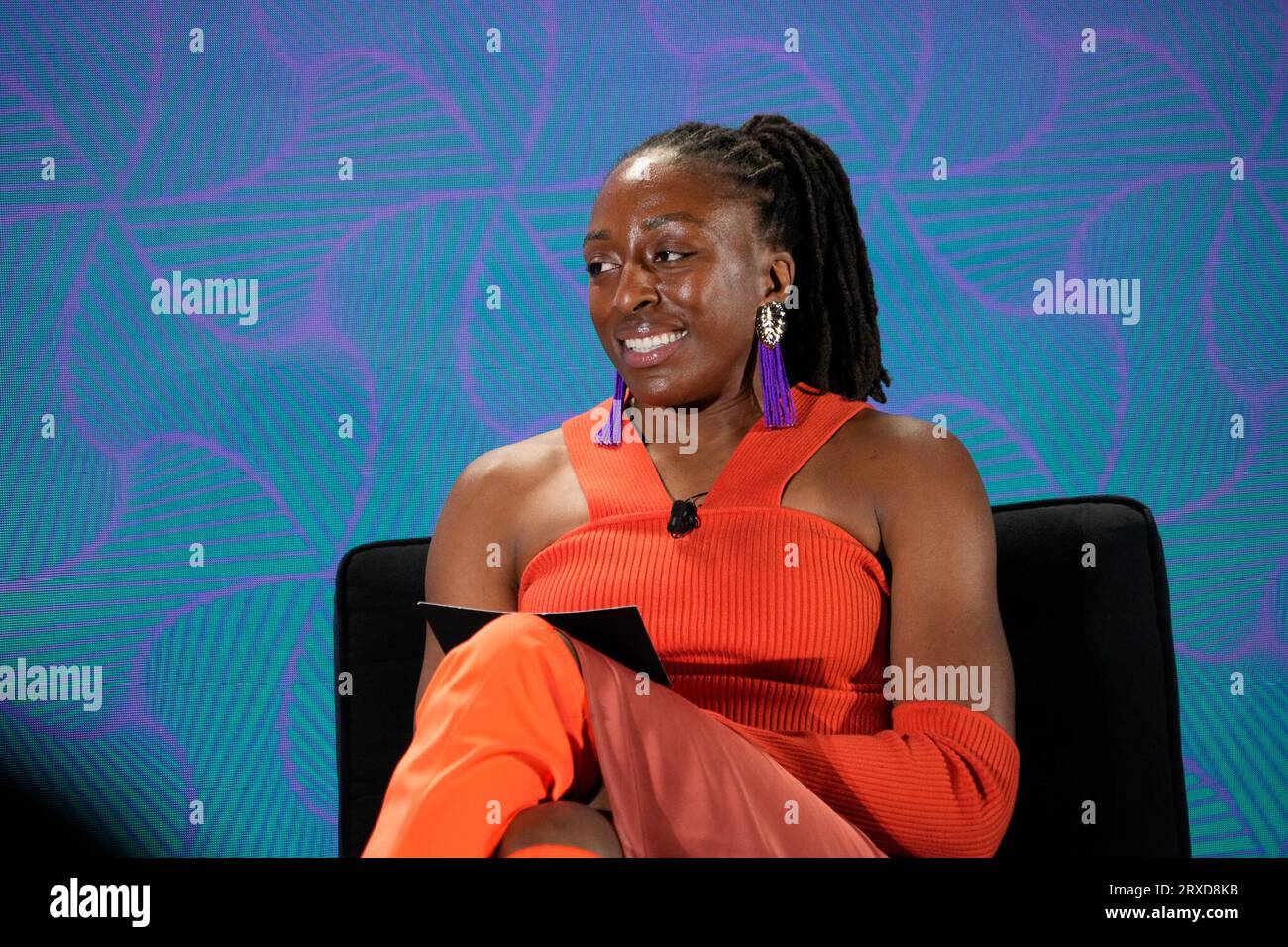New York, New York, USA. , . Nneka Ogwumike during the 2023 UNSTOPPABLE AFRICA Conference Presented By Global African Business Initiative, held at the Westin Grand Central in New York City, September 21-22 2023. Credit: Jennifer Graylock/Alamy Live News Stock Photo