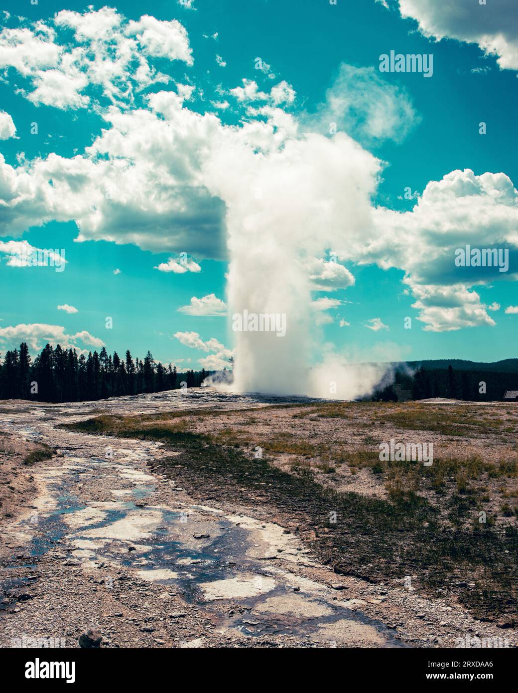 Yellowstone National Park Hot Springs - Yellowstone National Park Hot Springs Geysers 2RXDAA6
