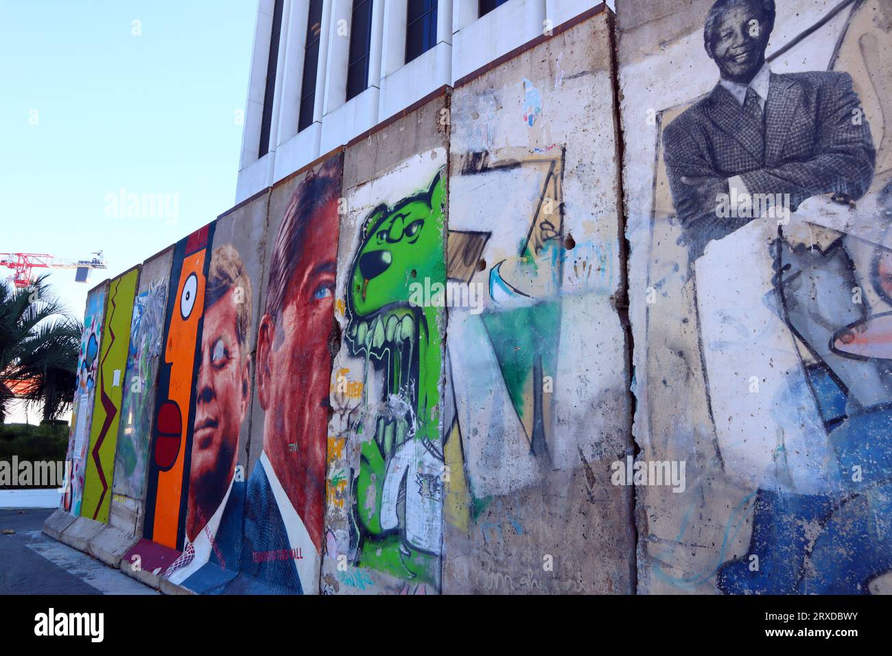 Los Angeles, California The Wall Along Wilshire an installation of the