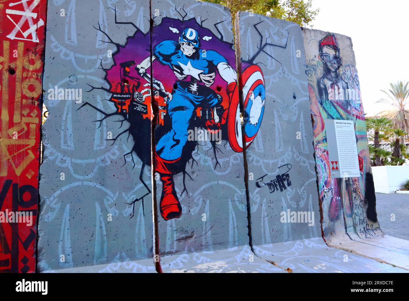 Los Angeles, California The Wall Along Wilshire an installation of the