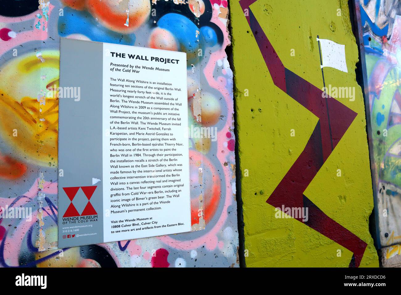 Los Angeles, California The Wall Along Wilshire an installation of the