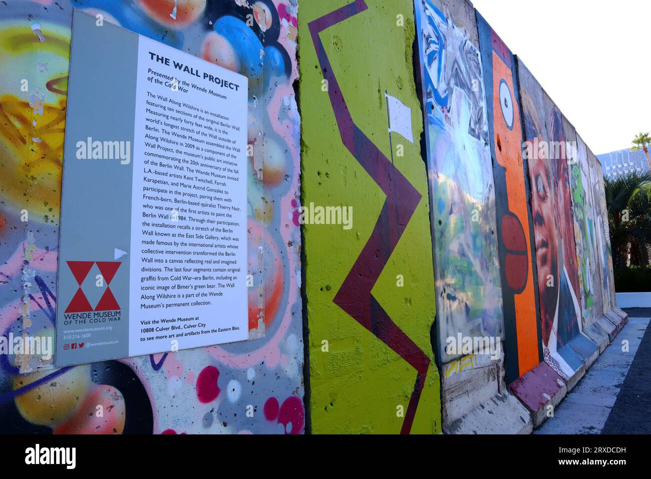 Los Angeles, California The Wall Along Wilshire an installation of the