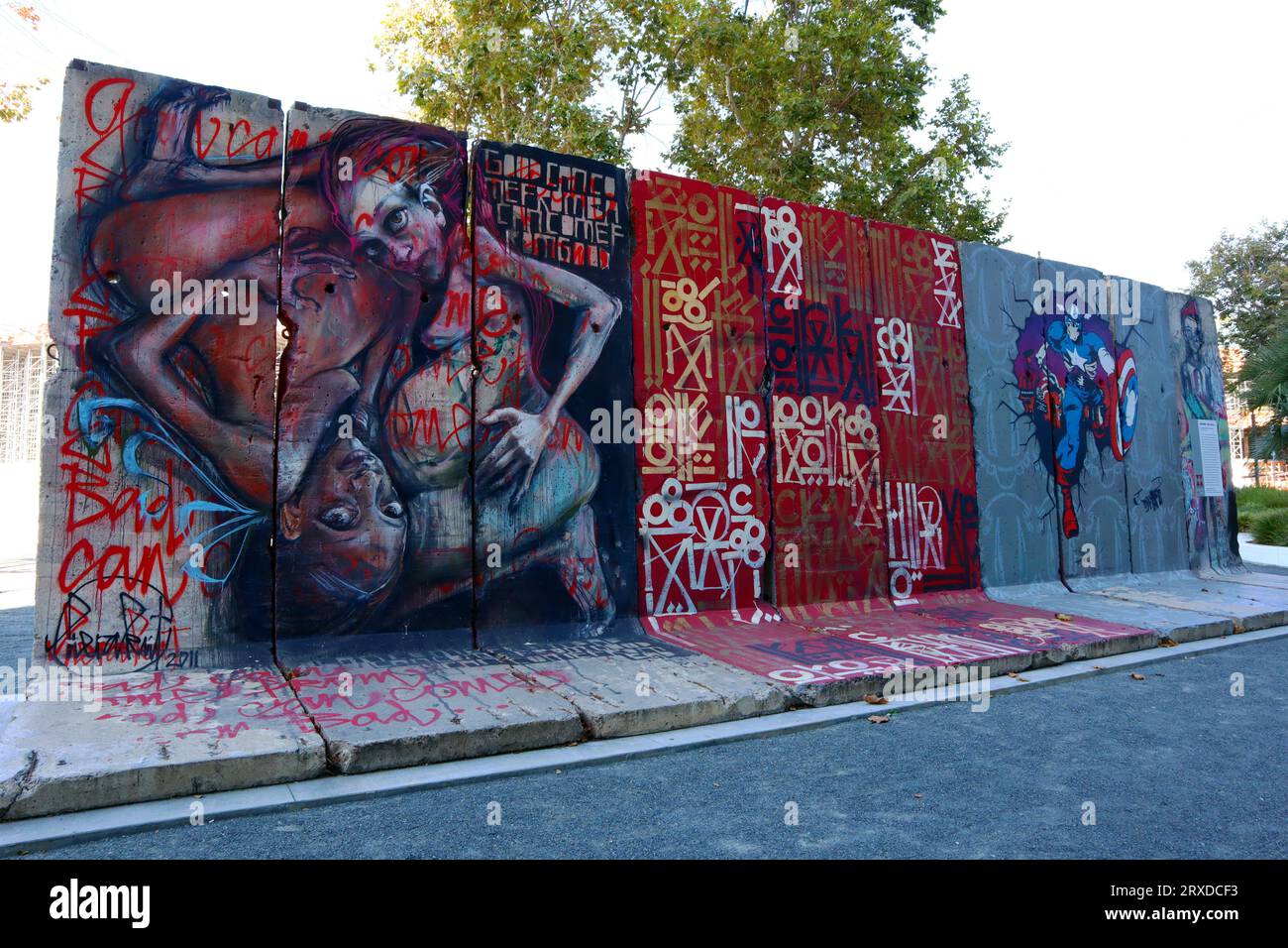 Los Angeles, California The Wall Along Wilshire an installation of the