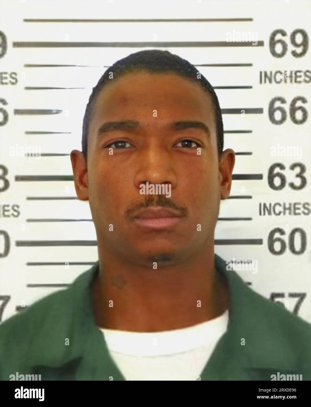2011, july , NEW YORK , USA : The american Hip Hop Rapper singer and composer JA RULE ( born Jeffrey Atkins , 29 february 1976 ) when was arrested , in the official mug shot by New York State Department of Correctional Services  . Ja Rule  was arrested following separate convictions for gun possession and failure to pay federal income taxes . Sentenced to more than two years behind bars, was incarcerated at the Oneida Correctional Facility in upstate New York . Unknown photographer. -  HISTORY - FOTO STORICHE  - MUGSHOT - MUG-SHOT - MUSIC - MUSICA - cantante - COMPOSITORE - composer - ARRESTO Stock Photo