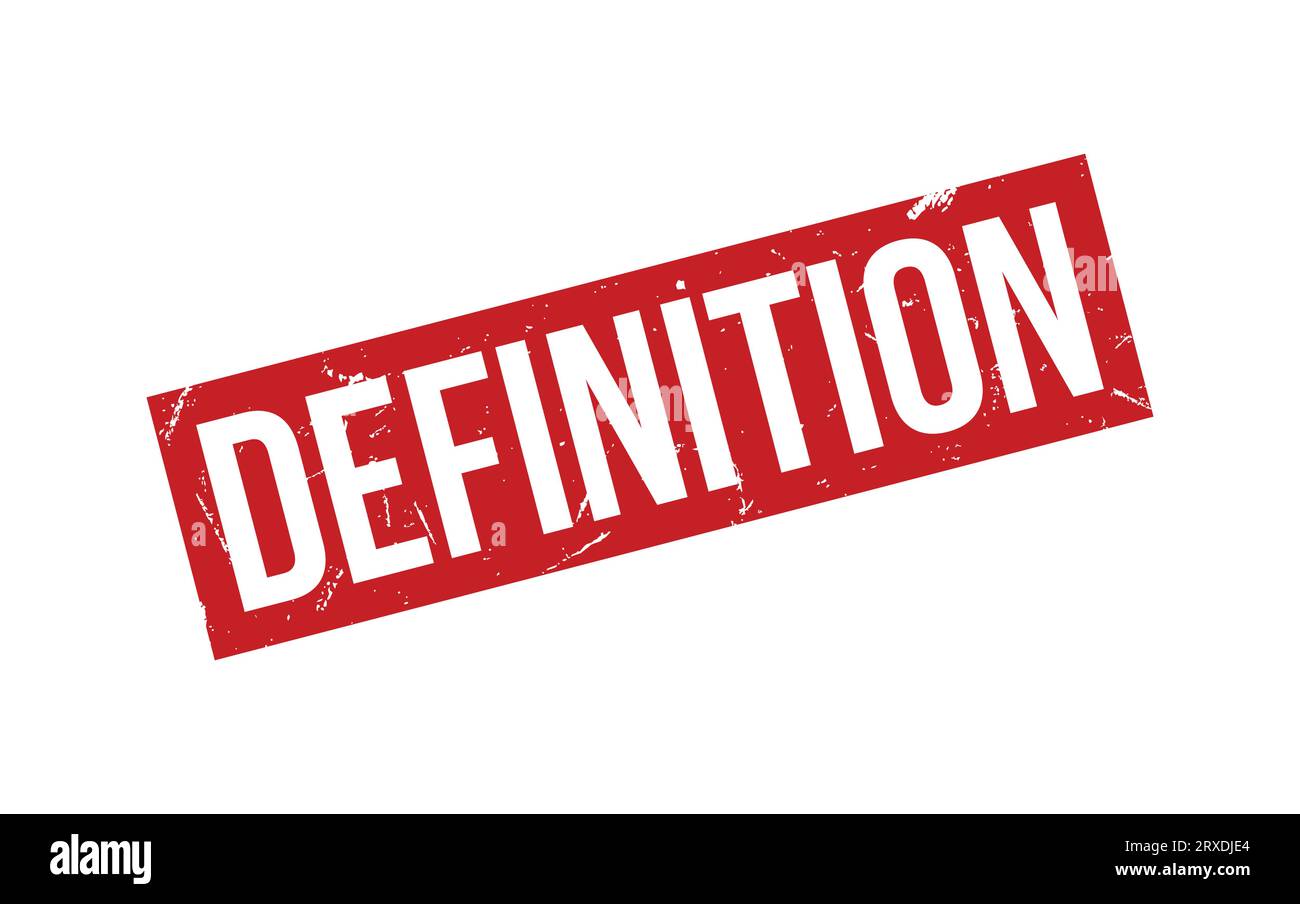 Definition Rubber Stamp Seal Vector Stock Vector Image & Art Alamy