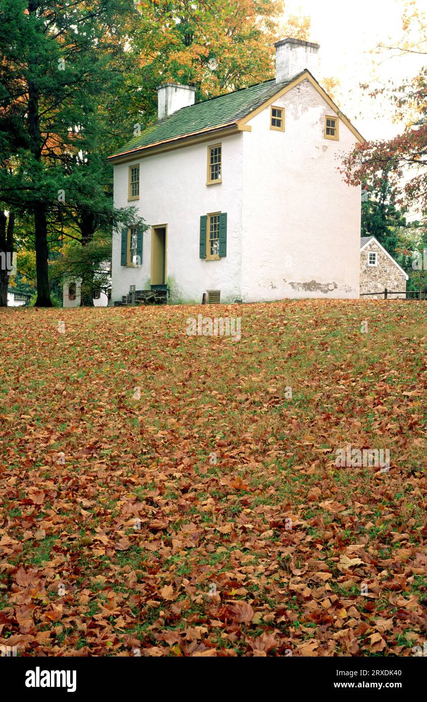 hibbs-house-washington-crossing-state-park-pennsylvania-stock-photo