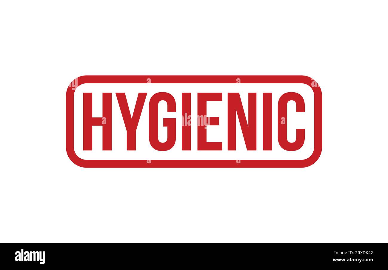 Red Hygienic Rubber Stamp Seal Vector Stock Vector Image & Art - Alamy