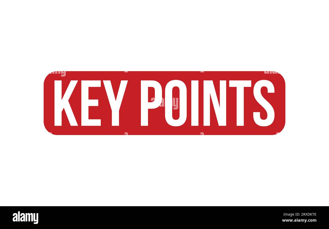 Key Points Rubber Stamp Seal Vector Stock Vector Image & Art Alamy