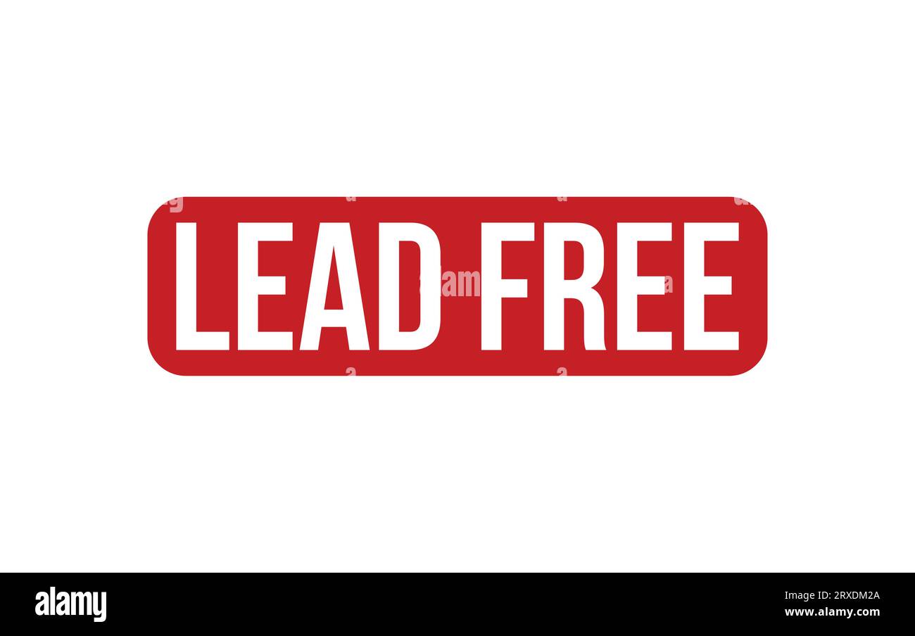 Lead Free Rubber Stamp Seal Vector Stock Vector Image & Art Alamy