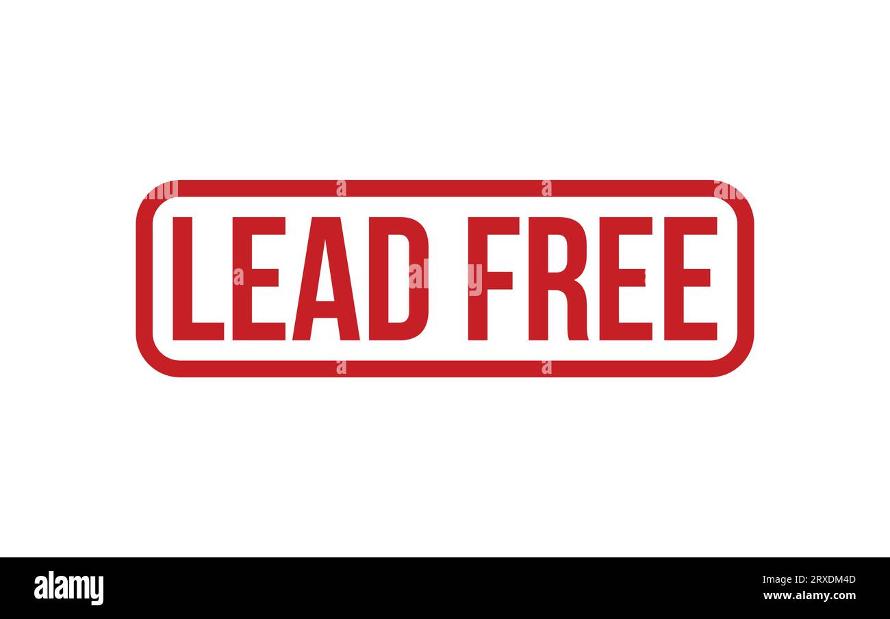 Led Fee Sign Lead free seal hi-res stock photography and images - Alamy