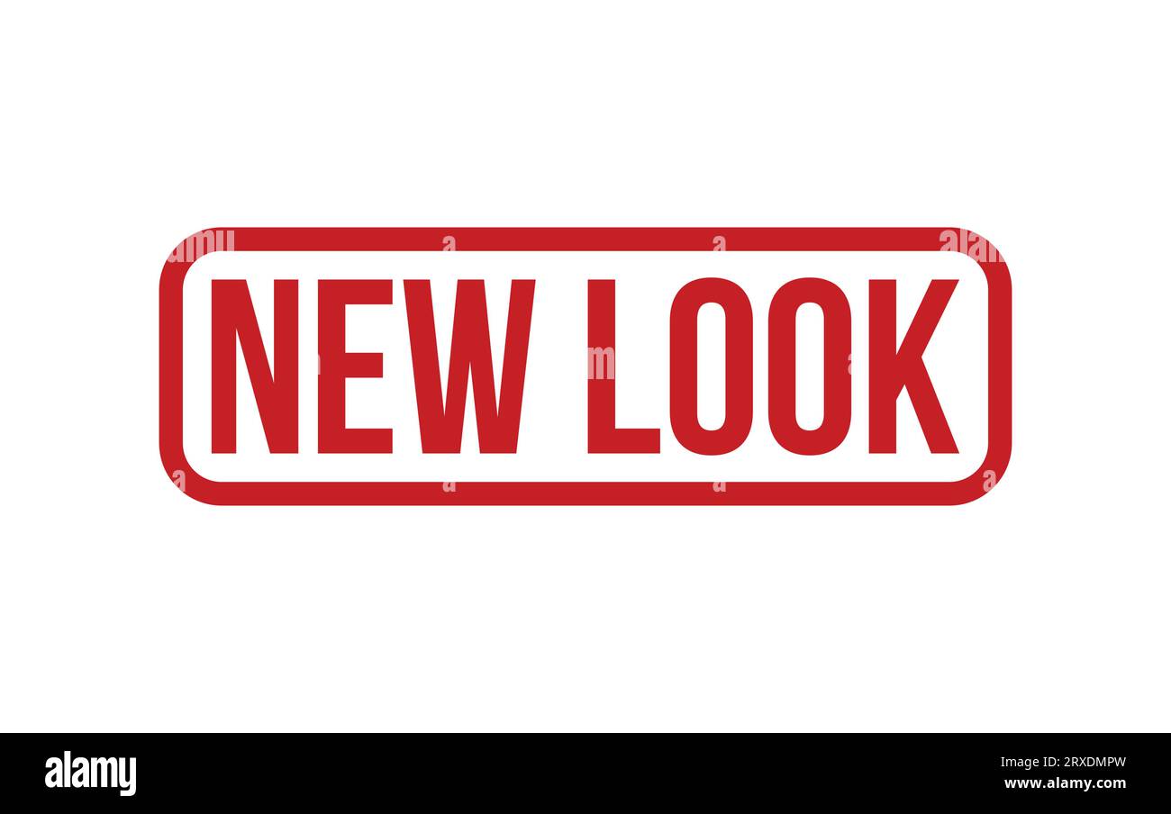 Red New Look Rubber Stamp Seal Vector Stock Vector Image & Art - Alamy