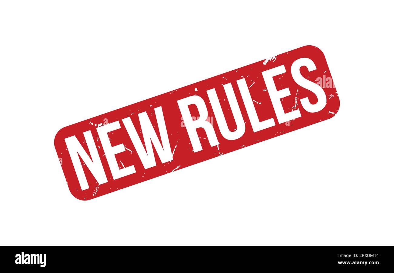 New Rules rubber grunge stamp seal vector Stock Vector Image & Art Alamy