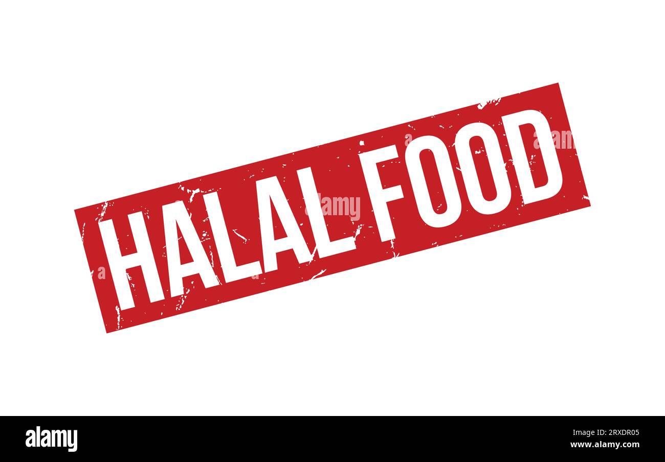 Halal food stamp illustration hires stock photography and images Alamy