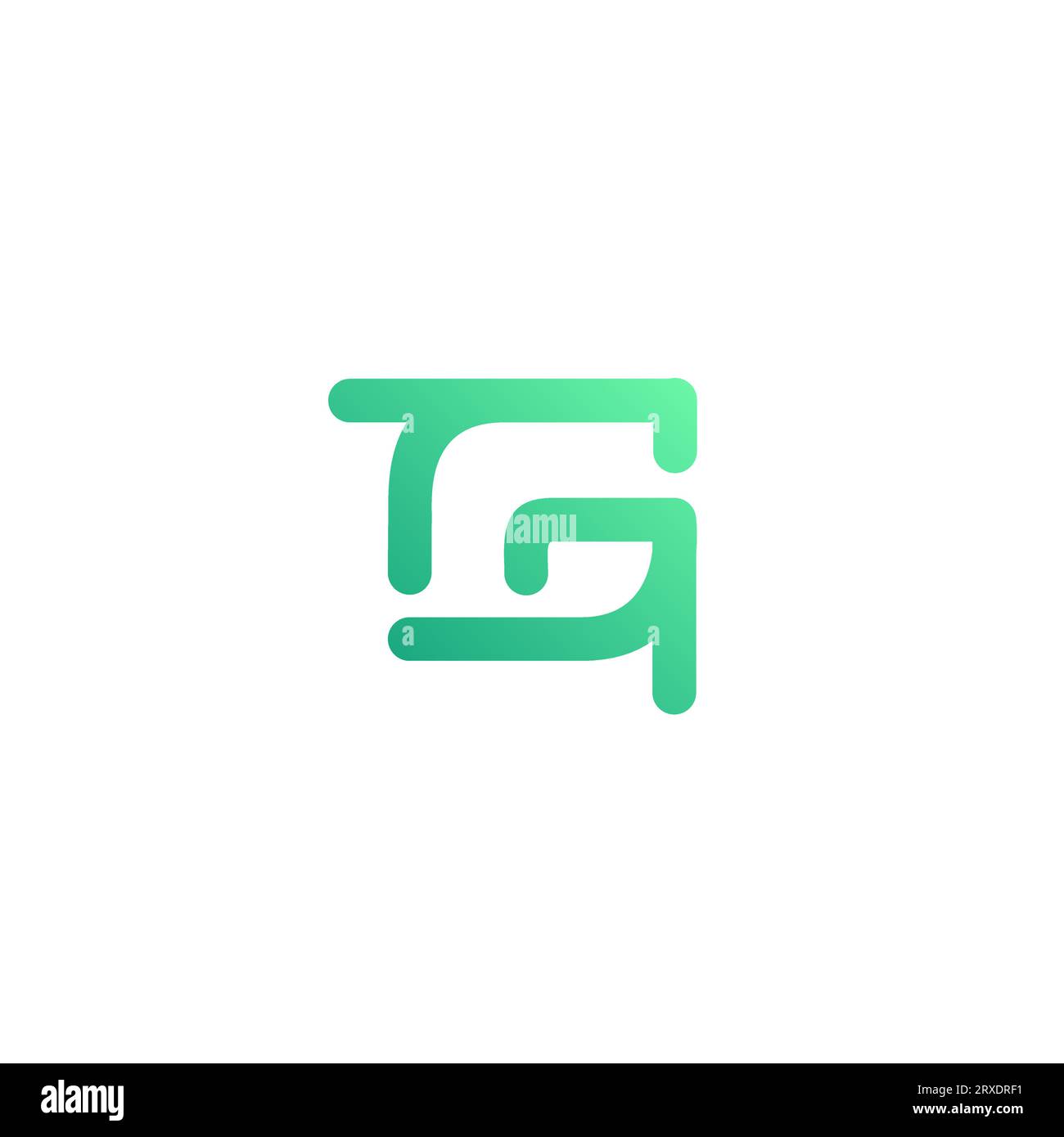 G Green Logo Design. Letter G Simple Design Stock Vector Image & Art ...