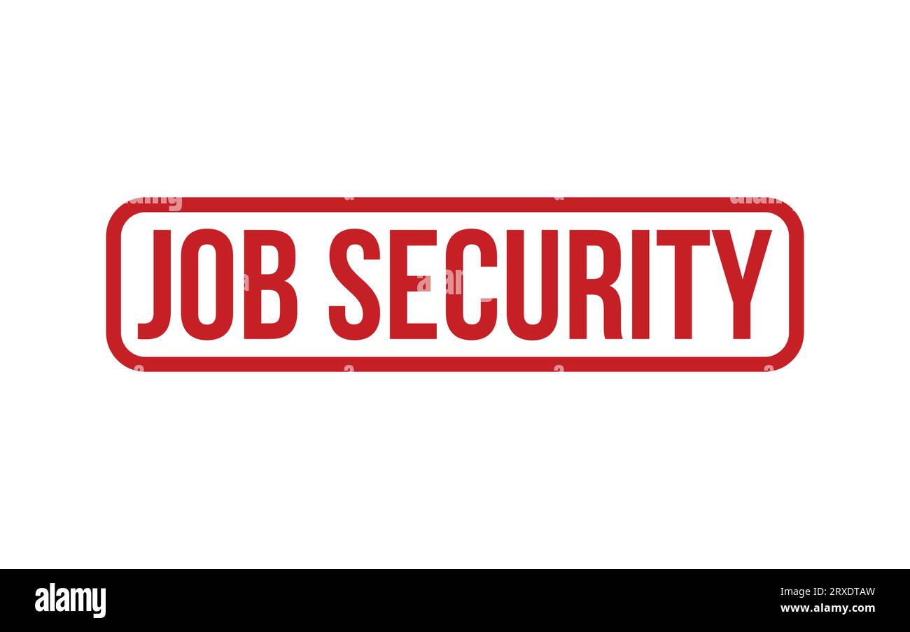 Red Job Security Rubber Stamp Seal Vector Stock Vector Image & Art Alamy