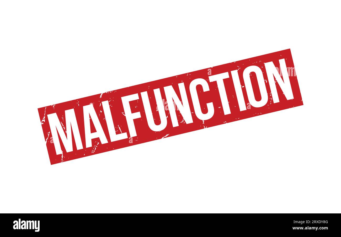 Malfunction Rubber Stamp Seal Vector Stock Vector Image & Art - Alamy