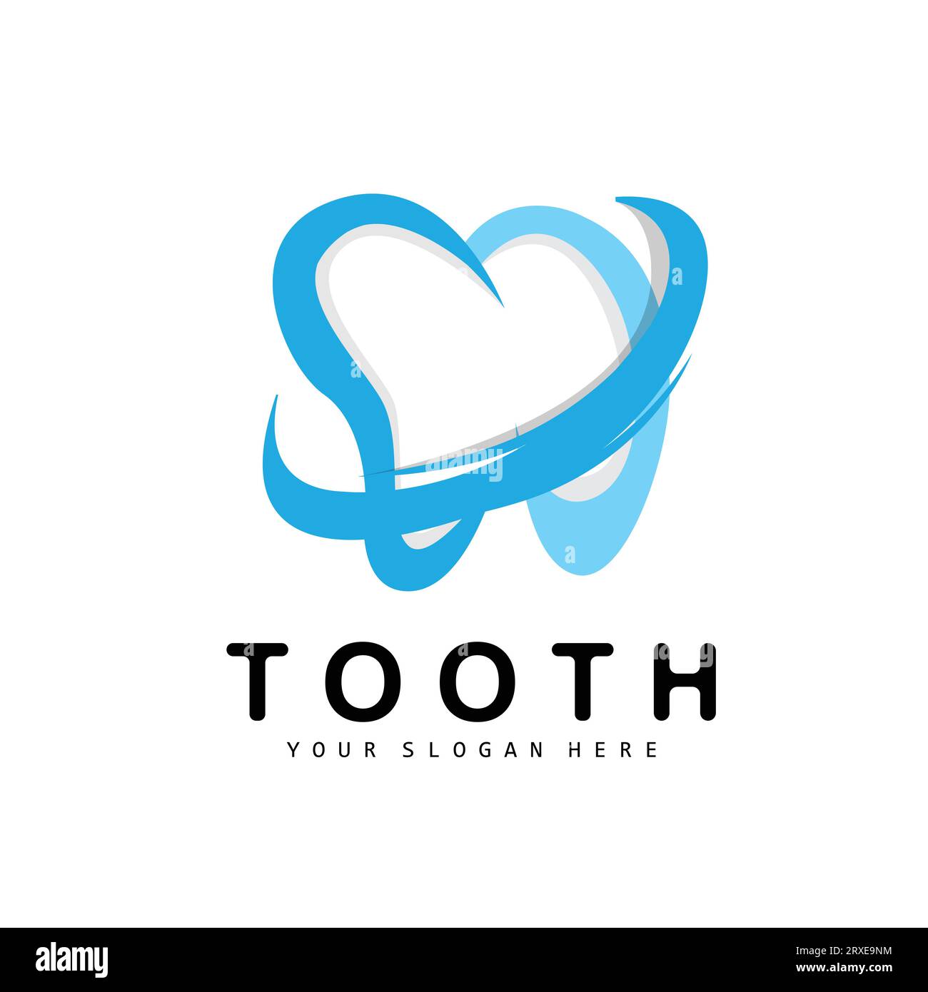 Tooth logo, Dental Health Vector, Care Brand Illustration Stock Vector