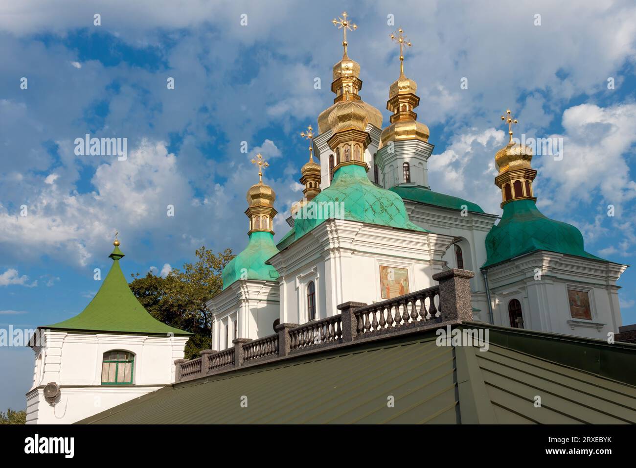 Distant Far caves. Kiev-Pechersk Lavra in Kiev. Ukraine. Stock Photo