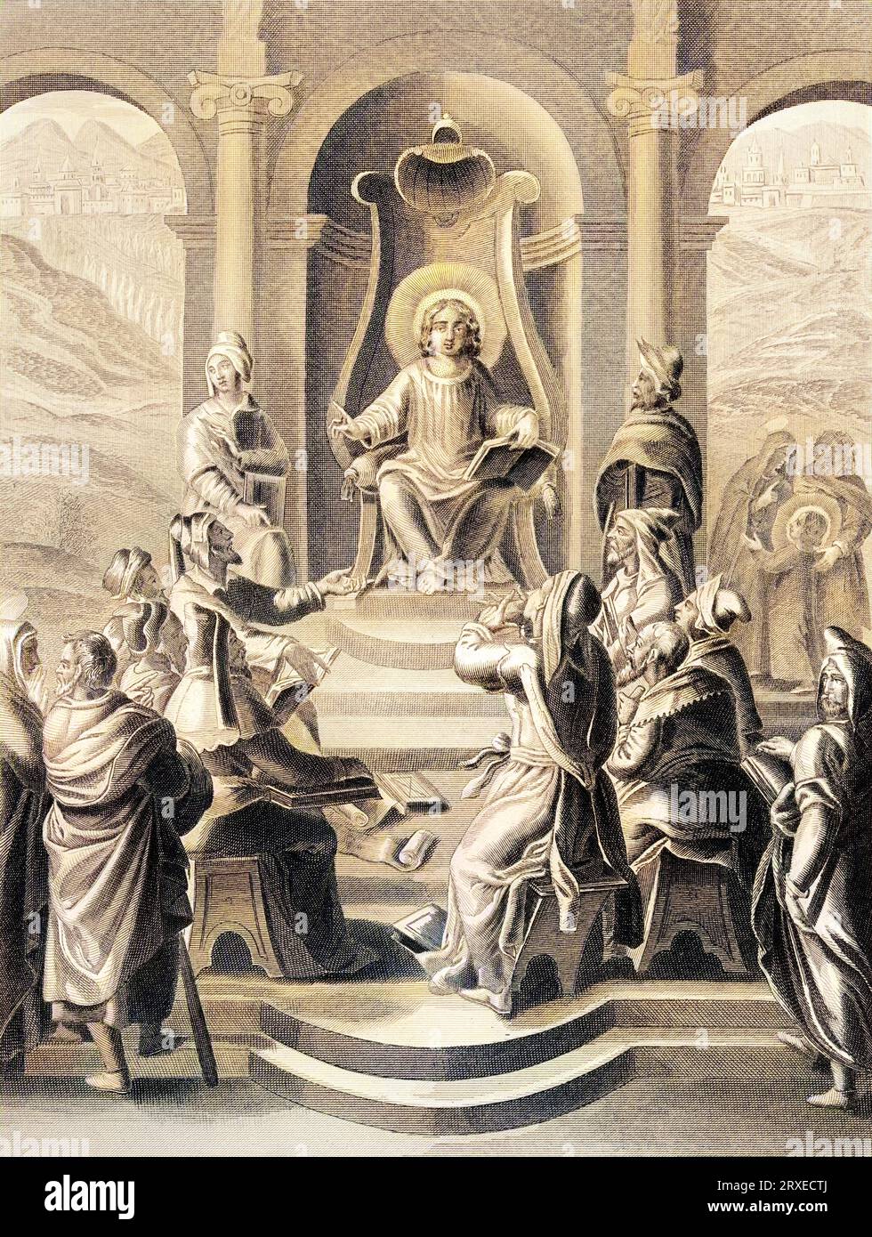 Jesus in temple hi-res stock photography and images - Page 8 - Alamy