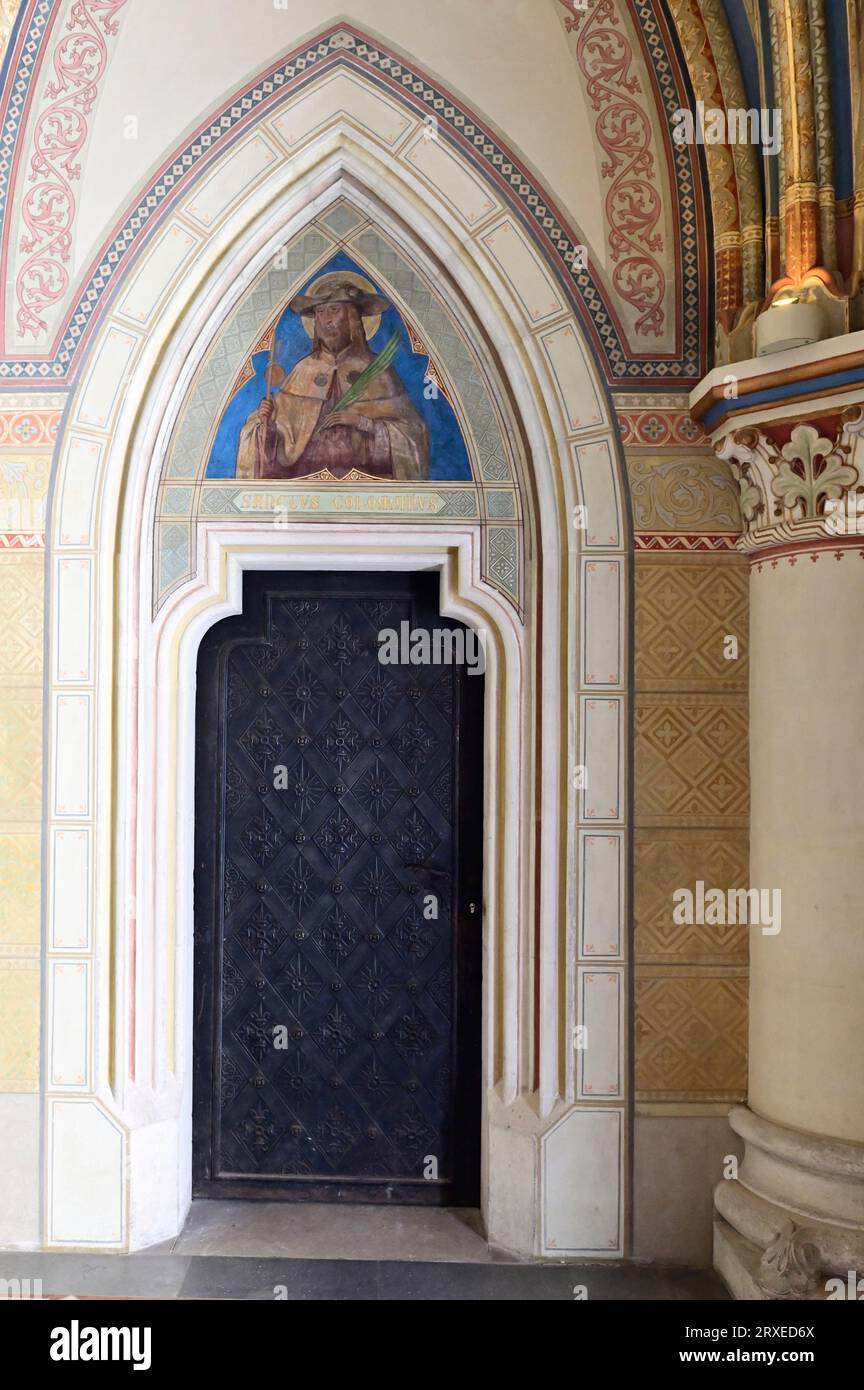 Klosterneuburg, Lower Austria, Austria. Klosterneuburg collegiate church of the Lower Austrian Augustinian Canons Monastery of Klosterneuburg Stock Photo