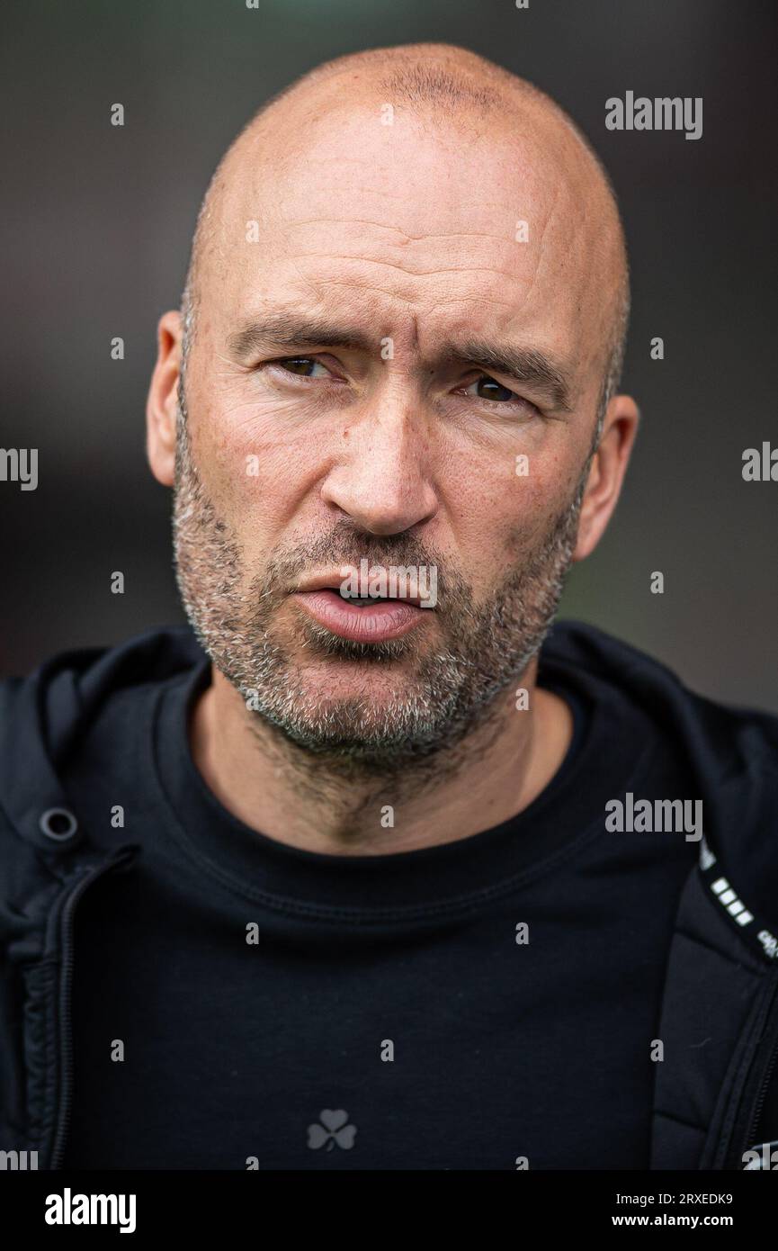 Denmark. 24th Sep, 2023. Head coach Jacob Friis of FF