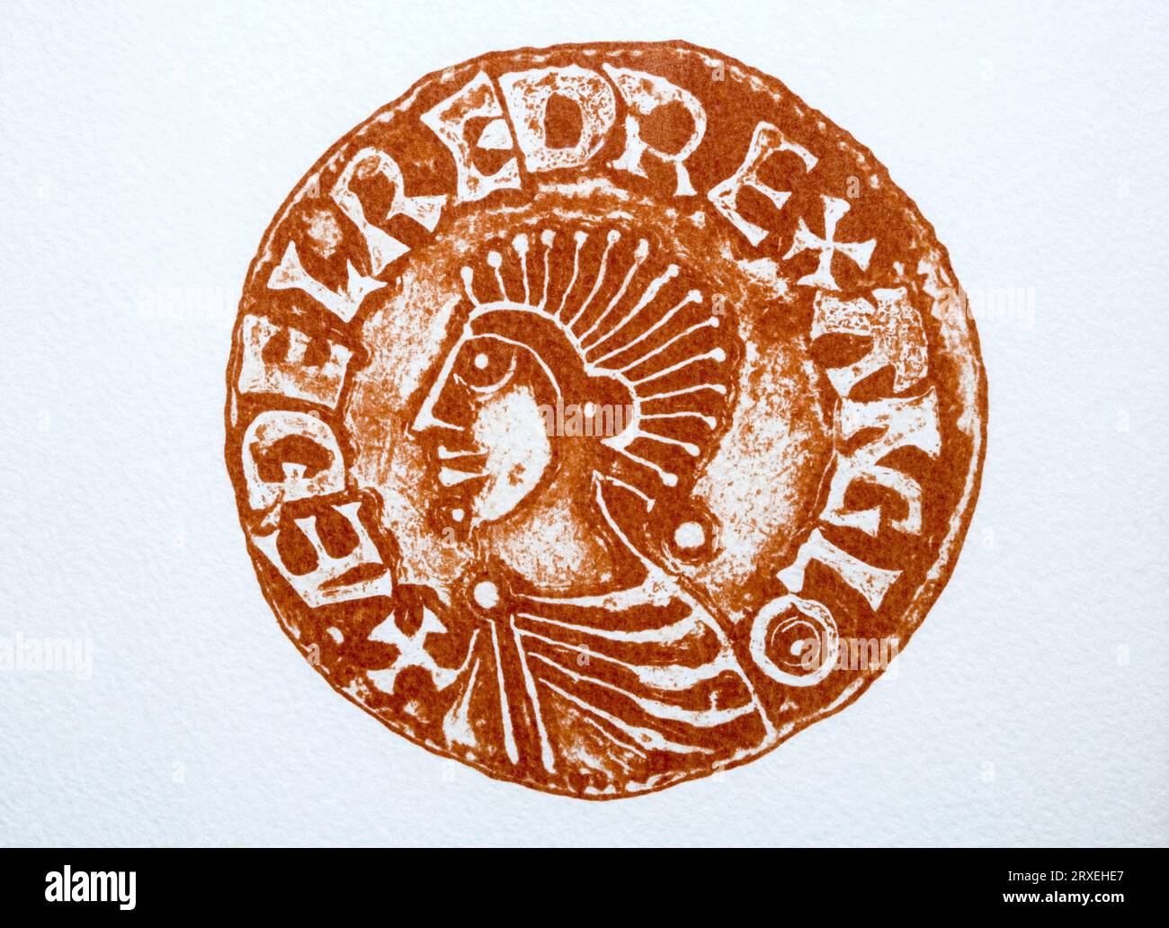 Gum Bichromate Print Stock Photo - Alamy