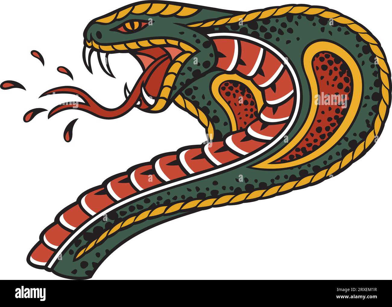Cobra artwork hi-res stock photography and images - Alamy