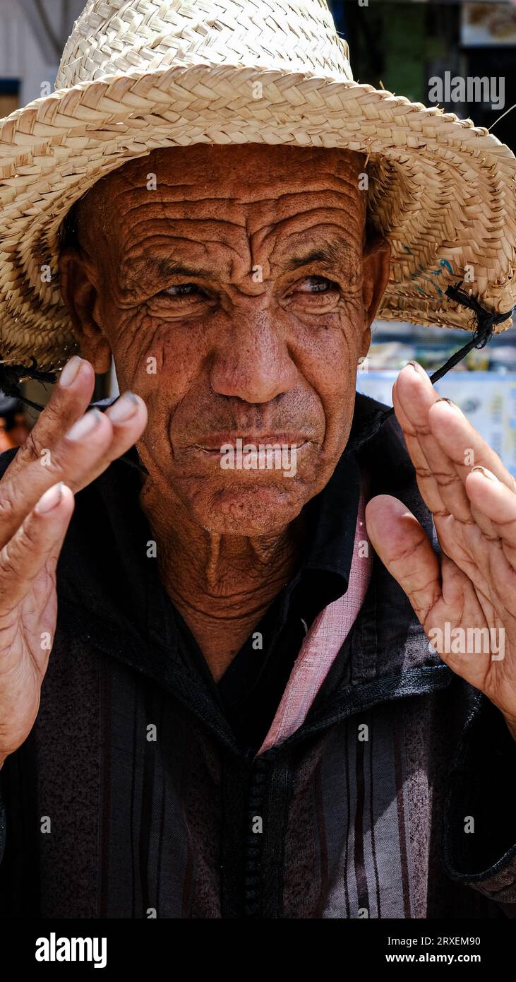 Portrait Moroccan Men. Stock Photo